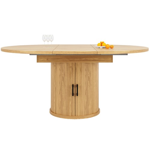 Extendable round oval - extendable,