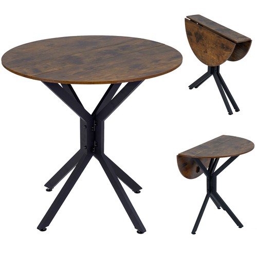 Round dining table - round,