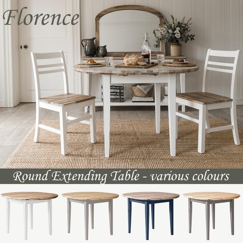 Dining table extending round - extending,