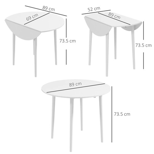 Extendable dining table round - table,