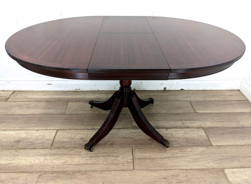 Dining table mahogany circular - mahogany,