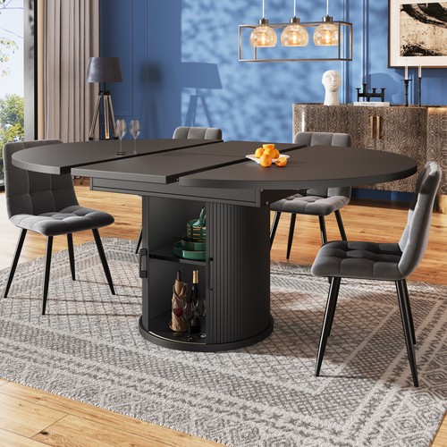 118 158cm extending - 118-158cm, round