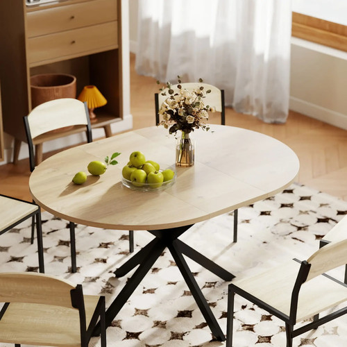 Extendable dining table 6seat - dining,