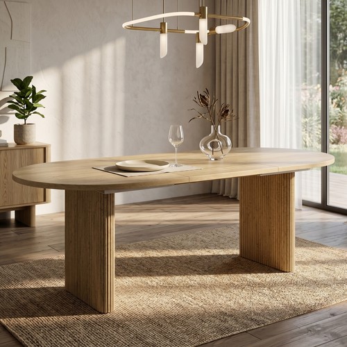 Extendable dining table - dining,