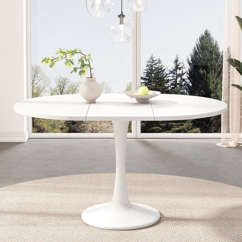 Extendable round dining - extendable, table