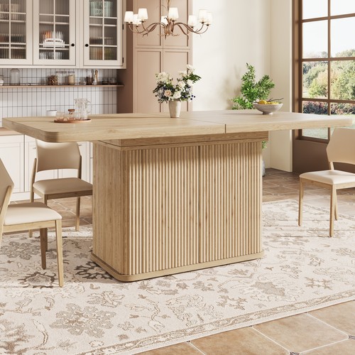 Extendable dining table with - dining,