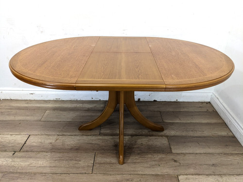 Dining table extendable round - table,