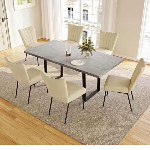 Extendable rectangular dining - extendable,
