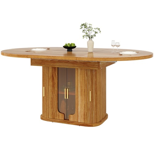 Extendable round oval - round,